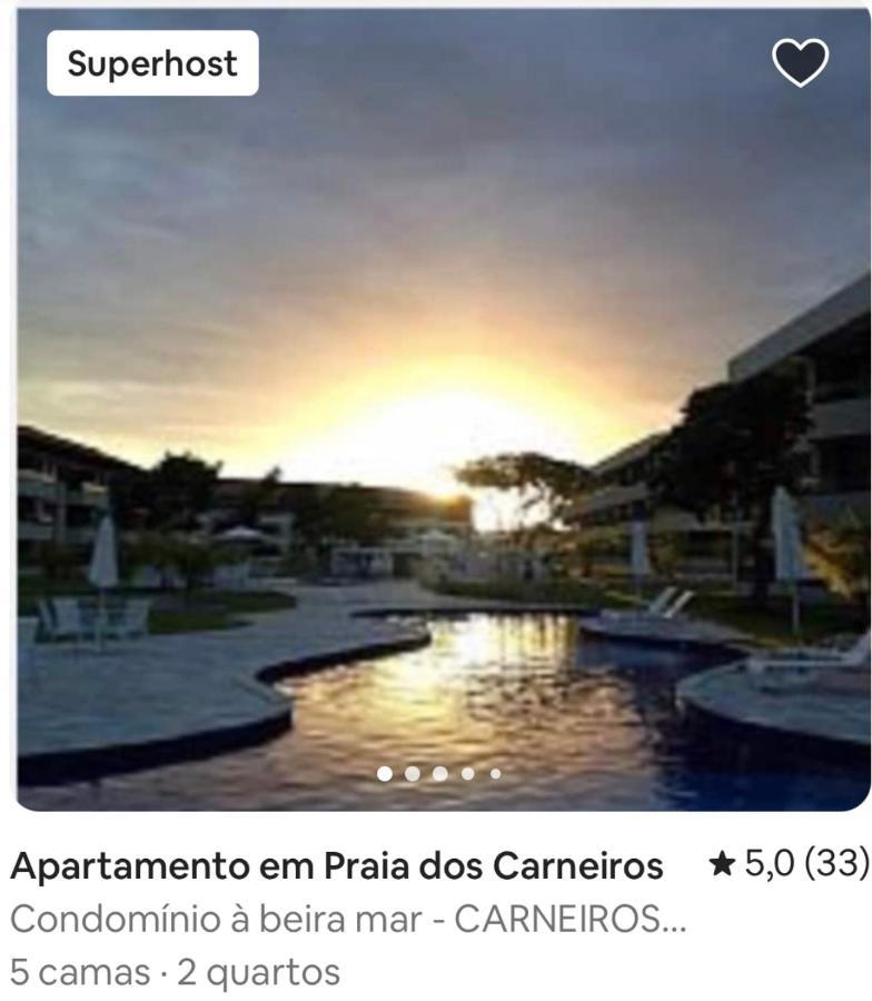 Flat Praia Dos Carneiros - Condominio Na Beira-Mar - Tamandare Ngoại thất bức ảnh